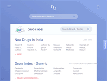 Tablet Screenshot of drugsupdate.com